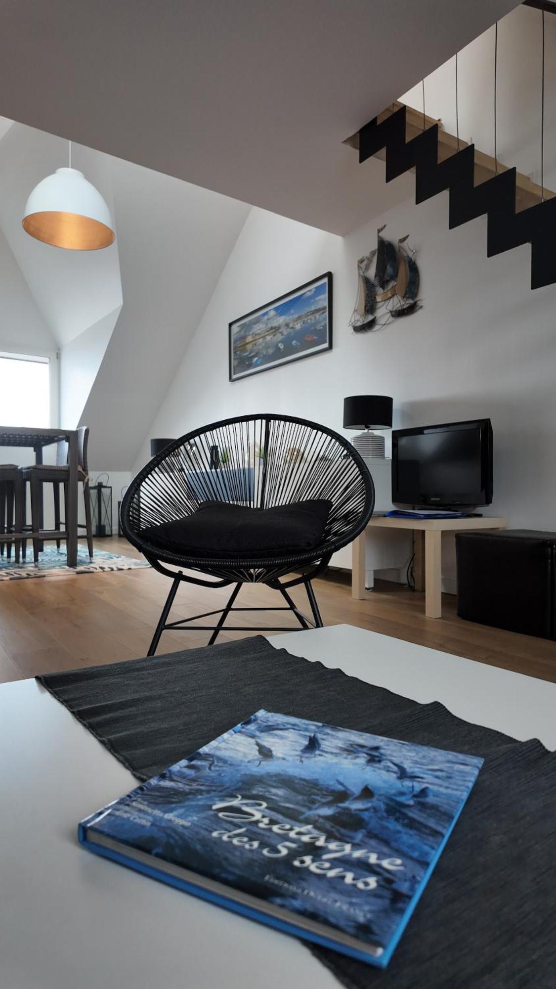 **La Bretonnerie, Bel Appartement De Standing 콩카르노 외부 사진